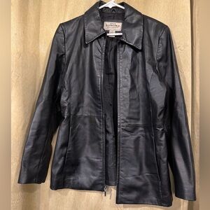 Women’s Genuine Sonoma Leather Zipper Jacket Coat